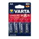 Алкална батерия RED VARTA 1,5V AA (LR6)