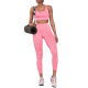 REEBOK Workout Ready Rib Bra Pink
