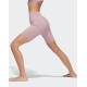 ADIDAS Yoga 4 Elements Studio Pocket Short Tights Purple