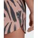 ADIDAS Run Icons Allover Print Running Shorts Pink/Black