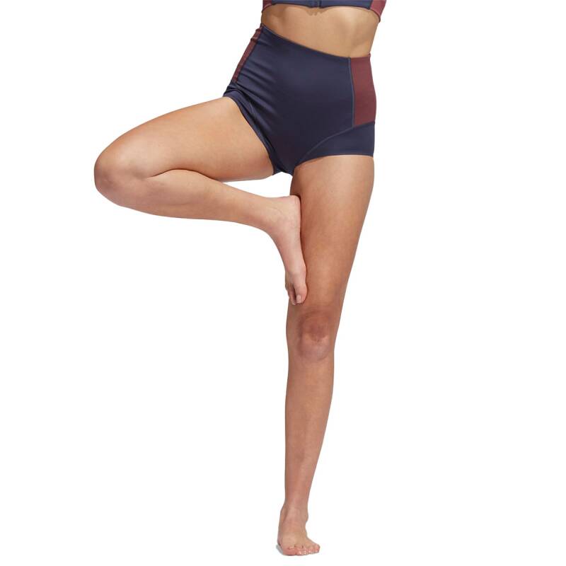 ADIDAS Training Yoga Shorts Navy/Burgundy