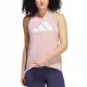 ADIDAS 3-Stripes Logo Tank Pink