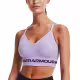 UNDER ARMOUR Seamless Low Long Bra Purple
