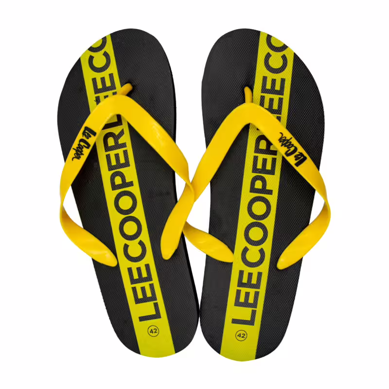 LEE COOPER Timoko Flip-Flops Black/Yellow