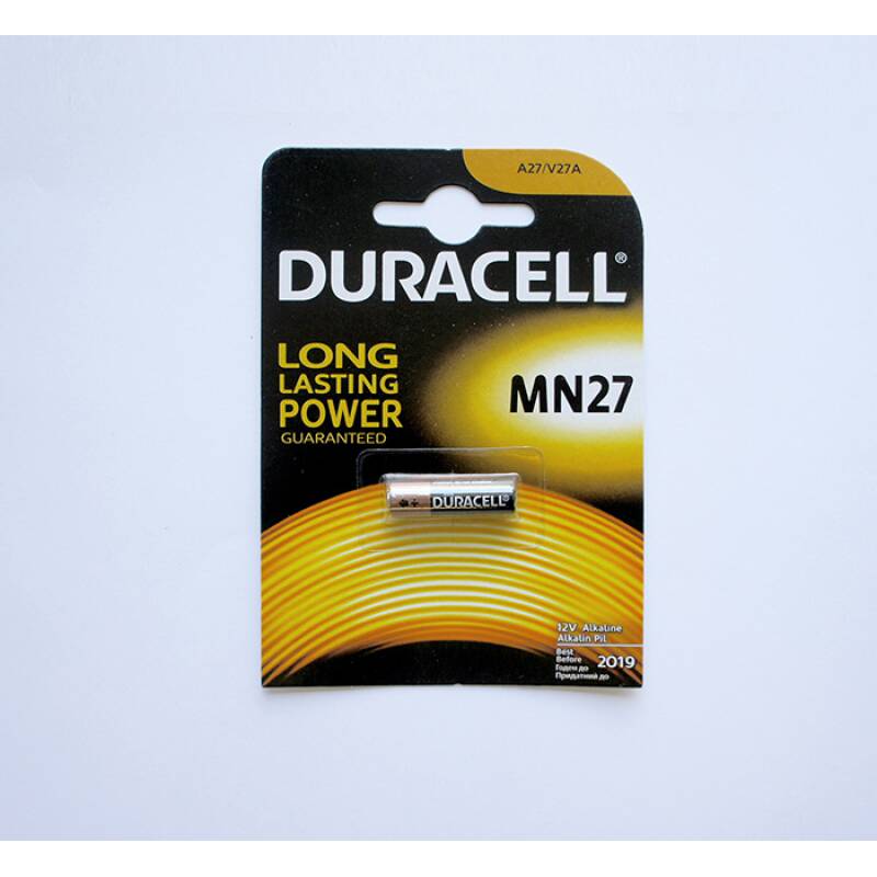 Алкална батерия DURACELL 12V 27A (MN27)