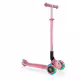 Детска сгъваема тротинетка със светещи колела PRIMO FOLDABLE PLUS LIGHTS &ndash; пастелно розовa
