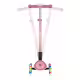Детска сгъваема тротинетка със светещи колела PRIMO FOLDABLE PLUS LIGHTS &ndash; пастелно розовa