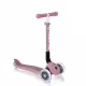 Сгъваема еко тротинетка с 3 колела GLOBBER JUNIOR FOLDABLE LIGHTS ECOLOGIC &ndash; цвят бери