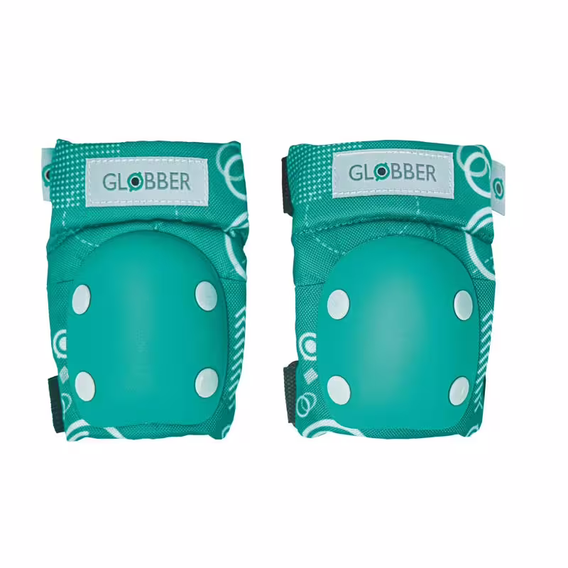 Комплект детски протектори за тротинетки, размер XXS &ndash; изумрудено зелени