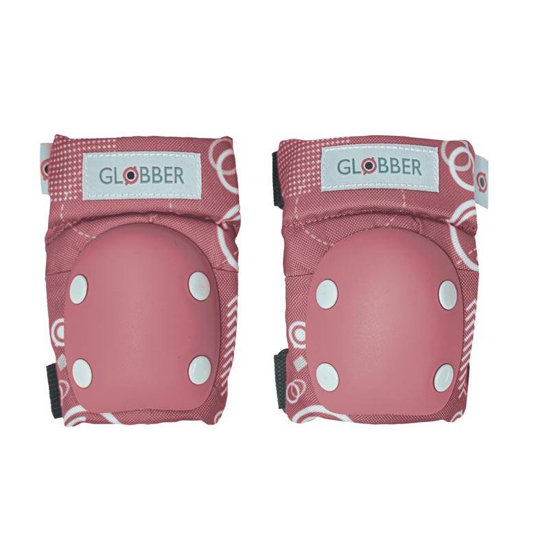 Комплект детски протектори за тротинетки, размер XXS – пастелно розови