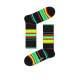 HAPPY SOCKS Magnetic Field Sock Black