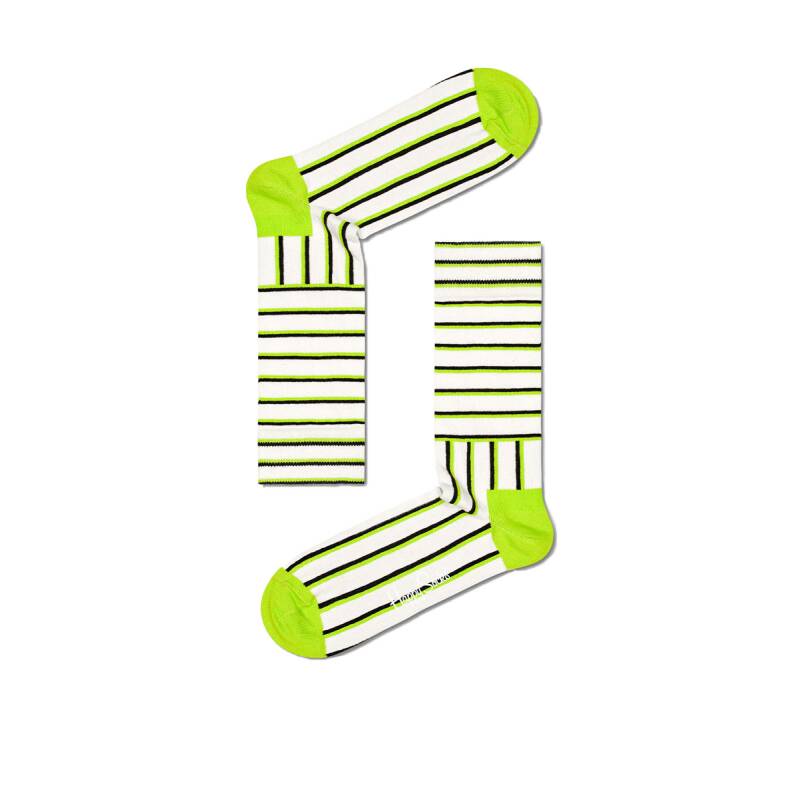 HAPPY SOCKS Blocked Stripe Sock Green