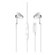 Слушалки за Iphone YTL-01, тапи, микрофон, кабел apple lightning(м), 1,2m