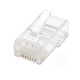 Букса за кабел, PVC, RJ45, 8pin(м), CAT6