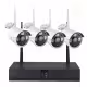 Комплект за видео наблюдение, 4 бр. безжични камери, NVR, 5G, Wi-Fi, USB, интернет