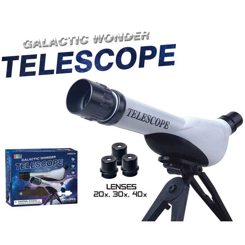 STEAM комплект - Детски телескоп 20/30/40Х с трипод