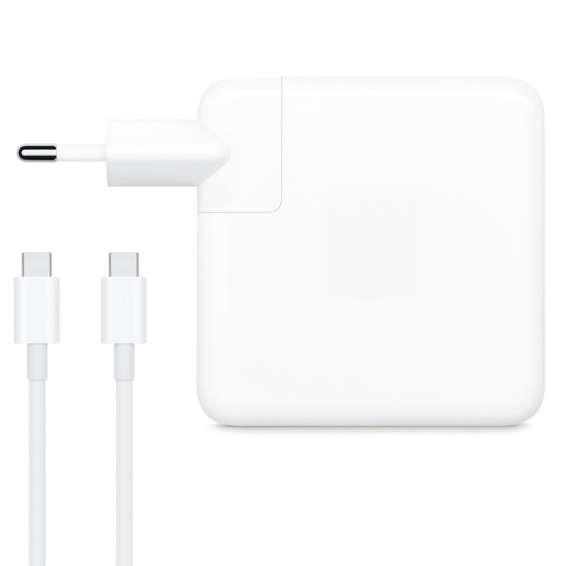 Адаптер DeTech, За Apple, 61W, Type-C, Бял - 352