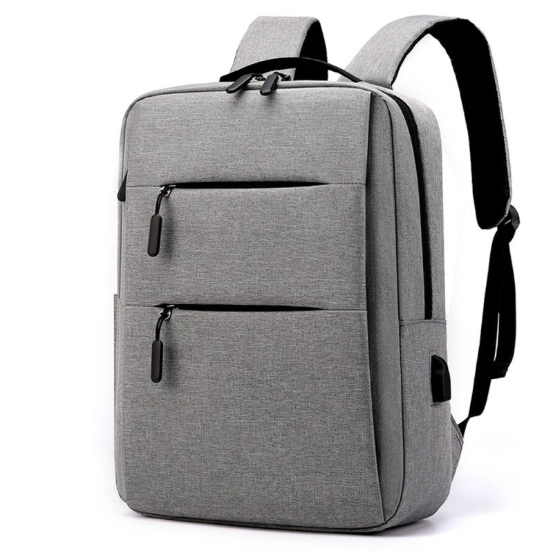 Раница за лаптоп No brand BP-03, 15.6", Сив - 45289