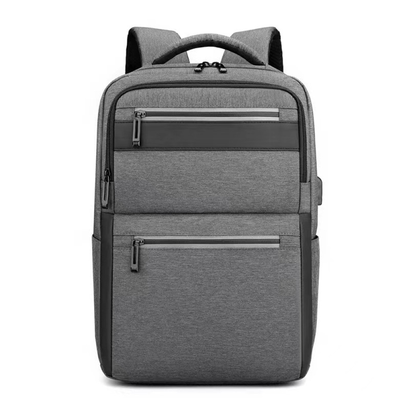 Раница за лаптоп No brand BP-28, 15.6", Сив - 45308