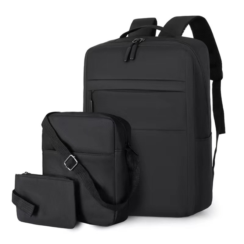 Раница за лаптоп No brand BP-38, 3в1, 15.6", Черен - 45312