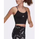ADIDAS Aeroknit Seamless Crop Top Black