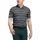 ADIDAS Two-Color Striped Polo Grey