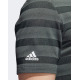 ADIDAS Two-Color Striped Polo Grey