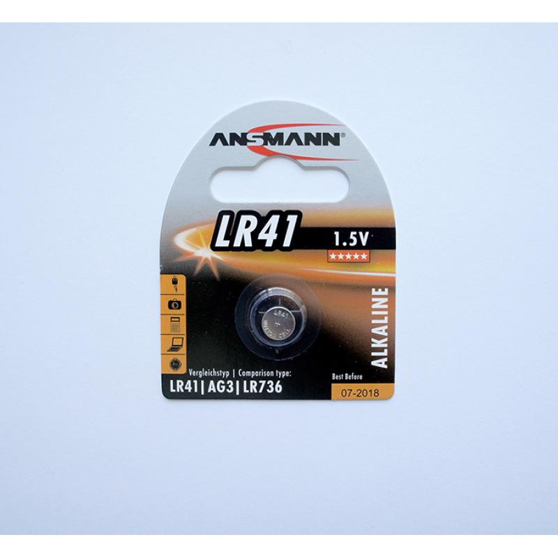 Алкална плоска батерия GP 1,5V 392A (LR41)