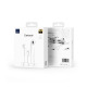 Слушалки за мобилни устройства WiWu Earbuds 302, Lightning, Mикрофон, Бял - 20732