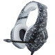 Слушалки Onikuma K1-B, За компютър, Микрофон, 3.5mm, Черен - 20682