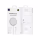 Безжично зарядно устройство WiWu M5 MagSafe, Qi, 15W, Бял - 17735