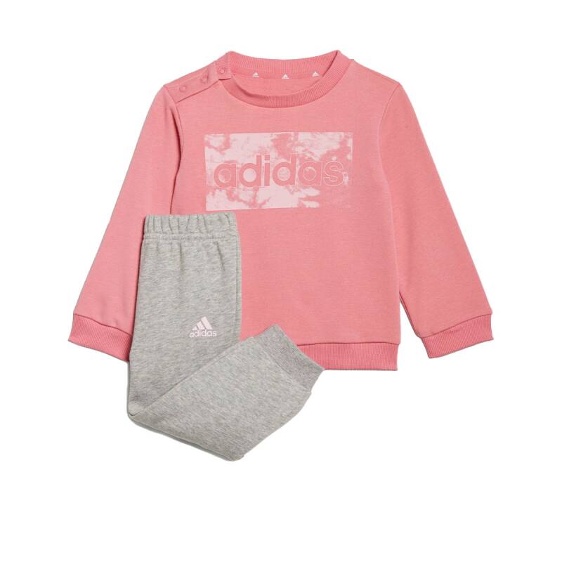 ADIDAS Essentials Tracksuit Pink/Grey