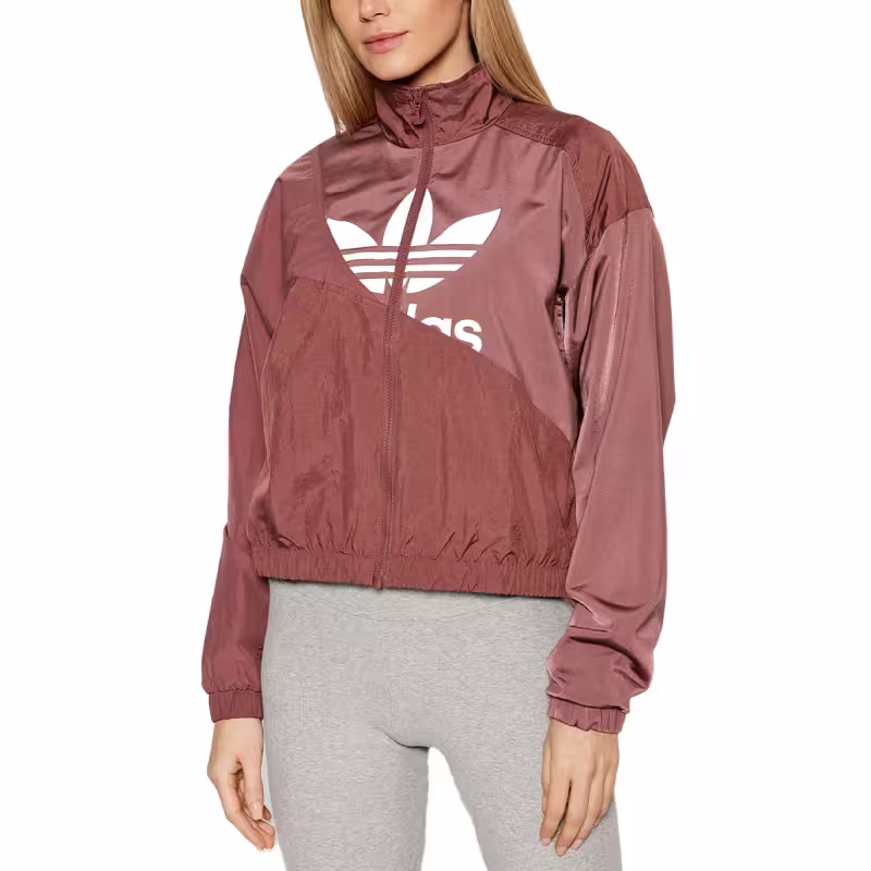 ADIDAS Originals Adicolor Split Trefoil Track Jacket Burgundy