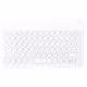 Клавиатура No brand X3, Безжична, Bluetooth, Бял - 6162