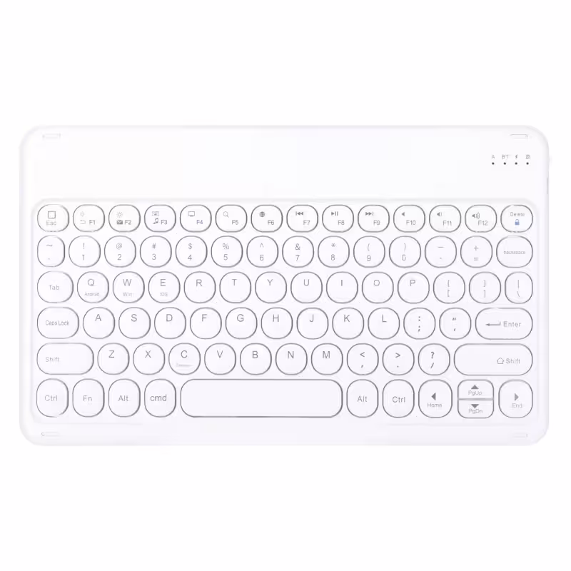 Клавиатура No brand X3, Безжична, Bluetooth, Бял - 6162