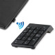 Клавиатура No brand K1, Num pad, Безжична, Черен - 6184
