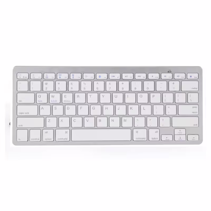 Клавиатура No brand X5, Bluetooth, Бял - 6182