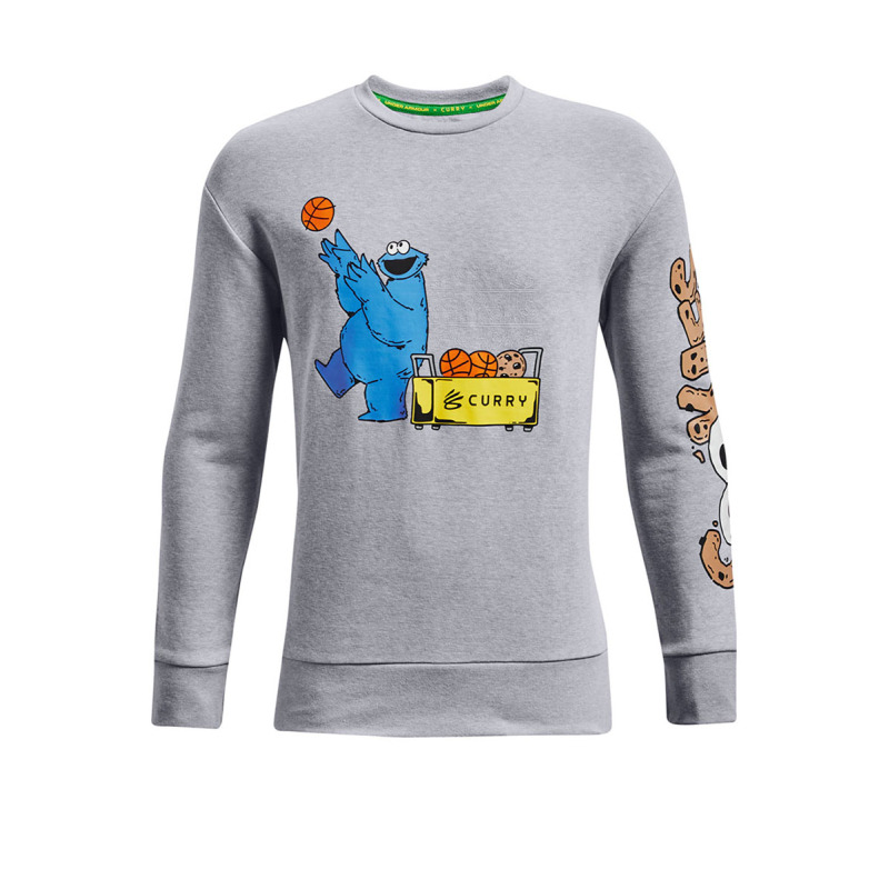 UNDER ARMOUR x Curry Cookie Crew Blouse Grey