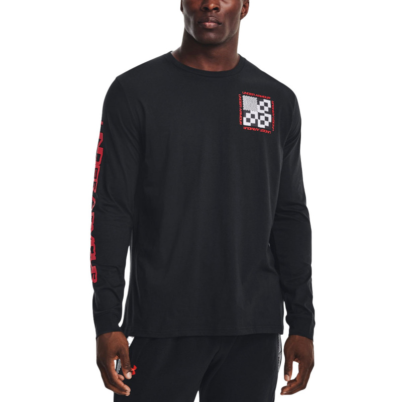 UNDER ARMOUR Geo Print Blouse Black