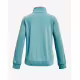 UNDER ARMOUR Rival Terry Taped FZ Hoodie Blue