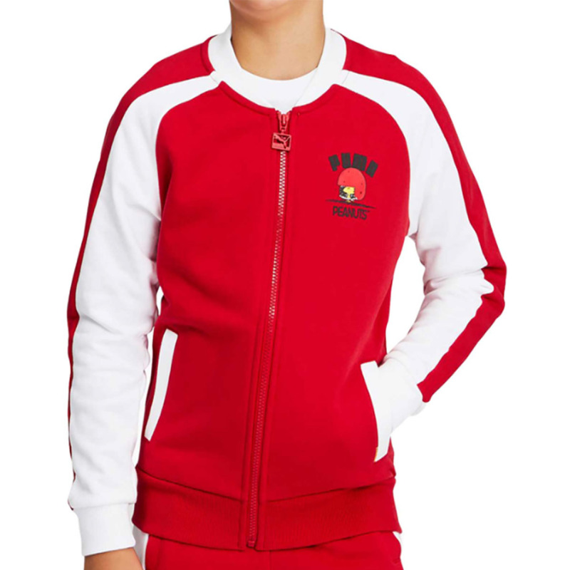 PUMA x Peanuts T7 Track Jacket Red