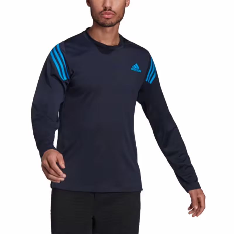 ADIDAS Training Icons Long Sleeve Tee Blue