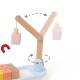 Забавна детска игра за сръчност с дървени блокчета - Корабче