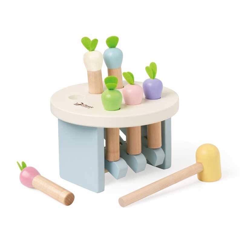 Забавна детска игра с чукче - Овощна градина