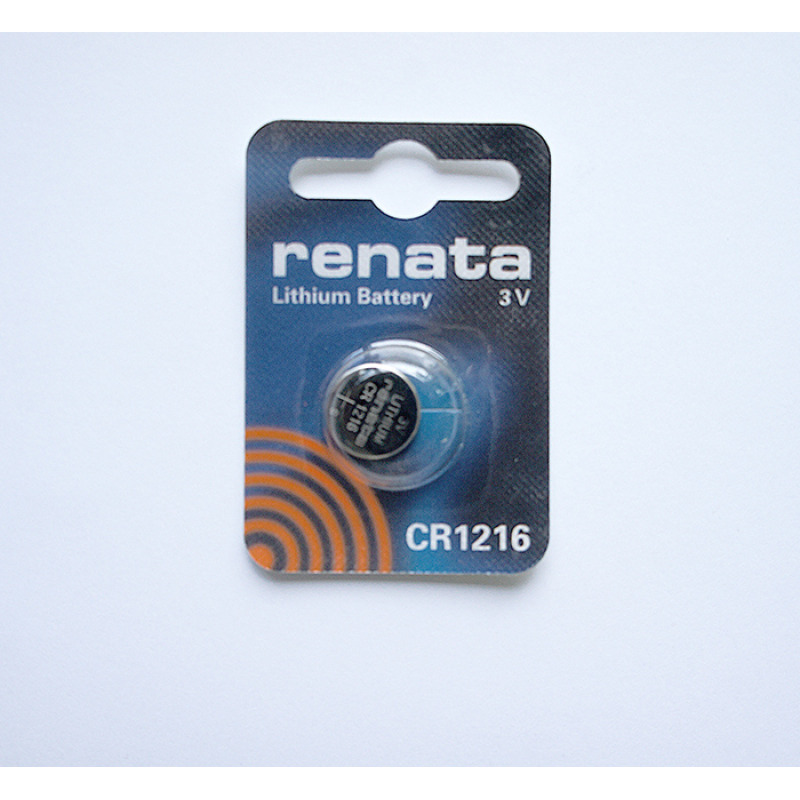 Литиева плоска батерия RENATA, 3VDC, CR1216, 5034LC