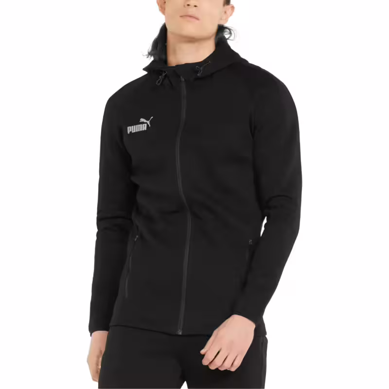 PUMA teamFinal Casuals Hoodie Black