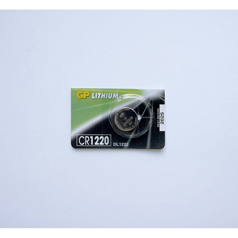 Литиева плоска батерия GP 3V CR1220 (5012LC)