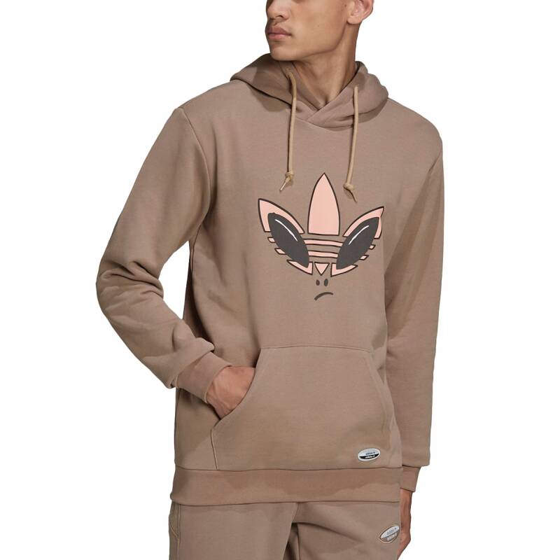 ADIDAS Originals R.Y.V. Alien Graphic Hoodie Brown