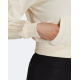 ADIDAS Loungewear Cropped Full Zip Hoodie Beige