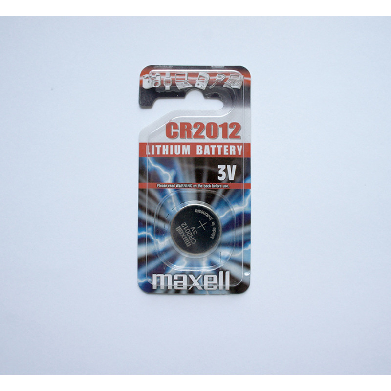 Литиева, плоска батерия MAXELL, 3VDC, CR2012, DL2012